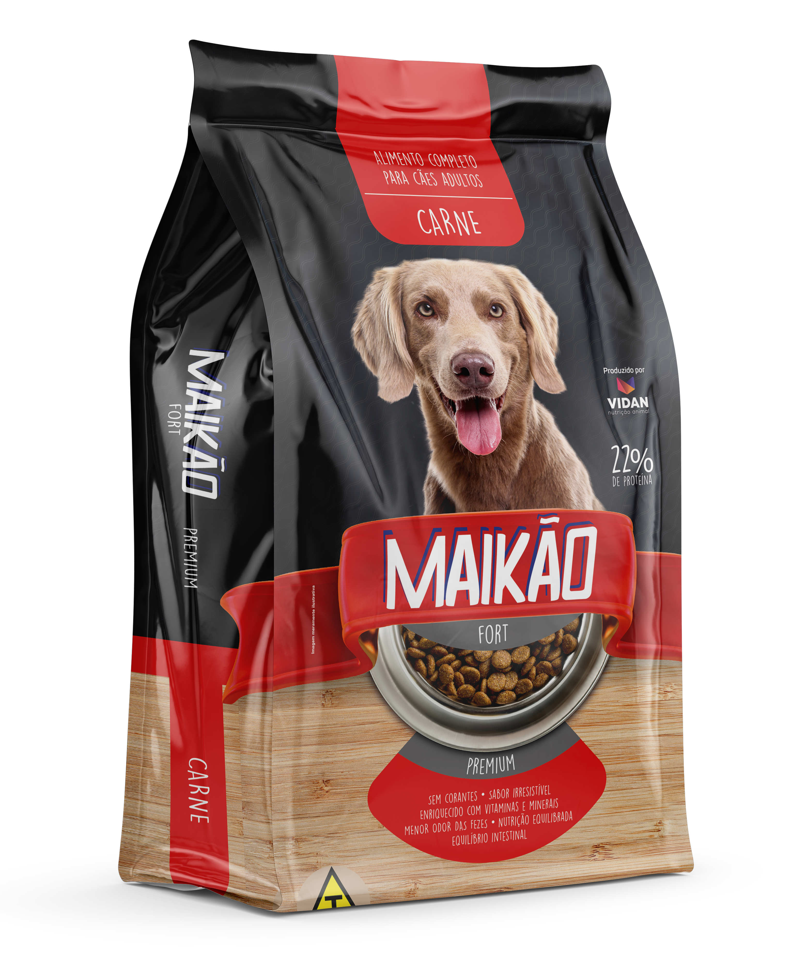 RACAO CAO MAIKAO FORT PREM AD CARNE 10X1KG