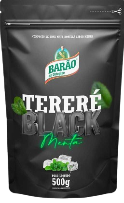 TERERE BARAO MENTA BLACK 10X500GR