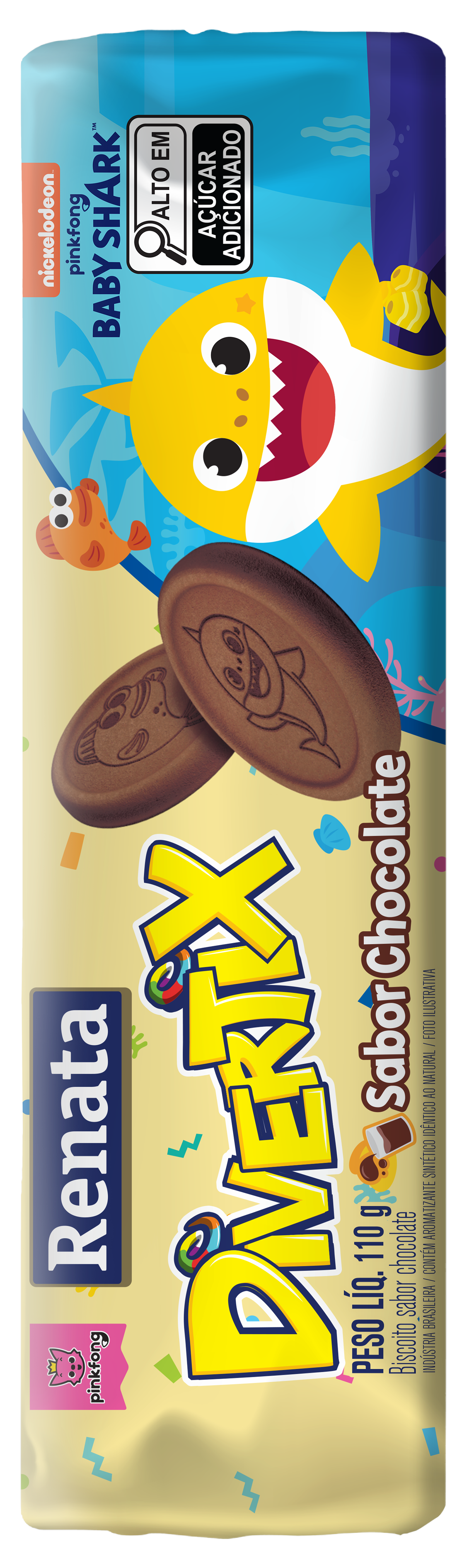 BISC AMANTE BABY SHARK CHOCOLATE 36X110G