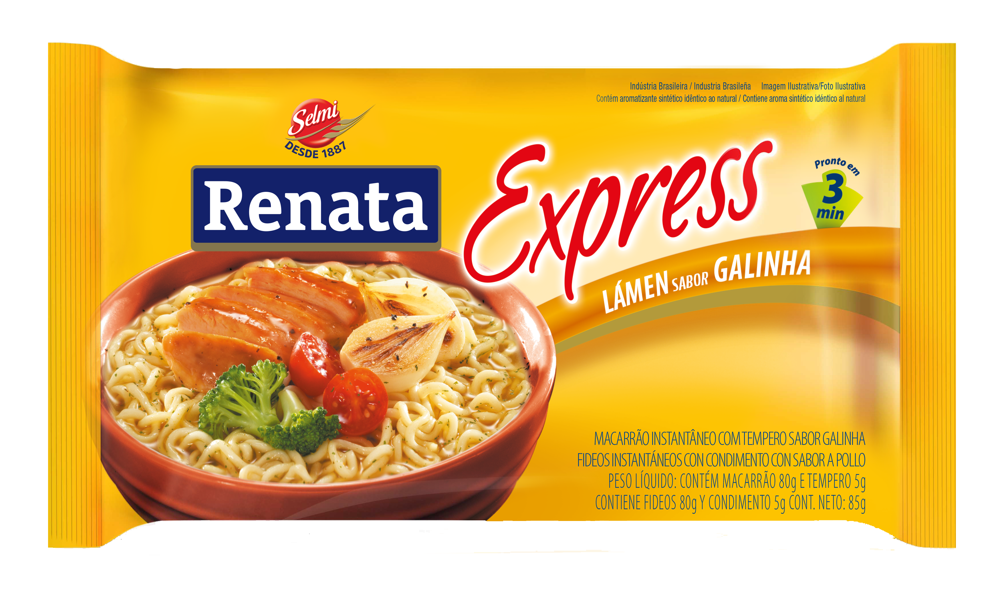FR MACARRAO RENATA INSTANTANEO GALINHA 25X85GR