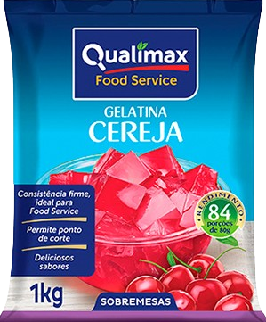 GELATINA CEREJA QUALIMAX 10X1KG