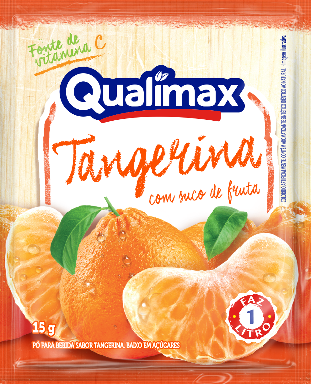 REFRESCO TURMA TANGERINA QUALIMAX 15X15G