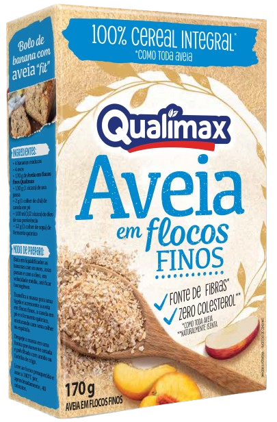 FR AVEIA EM FLOCOS FINA QUALIMAX 12X170G