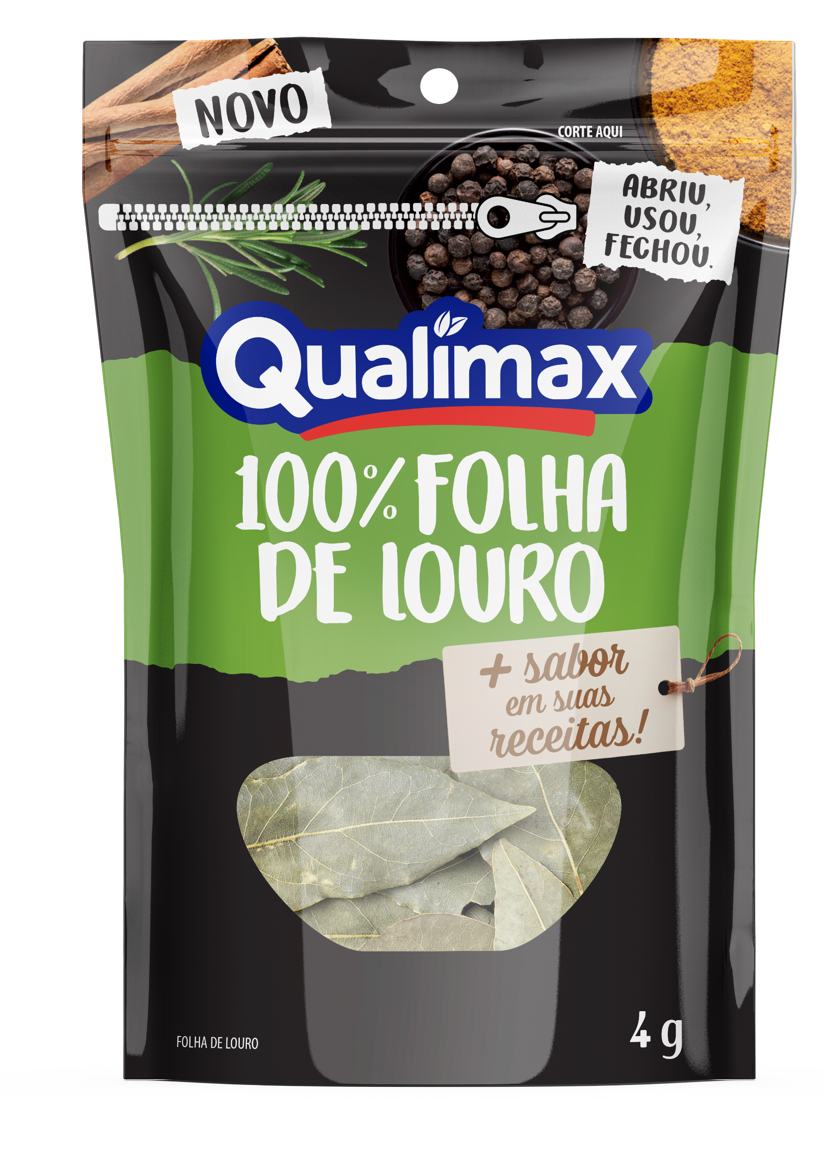 COND LOURO EM FOLHAS QUALIMAX 24X4G