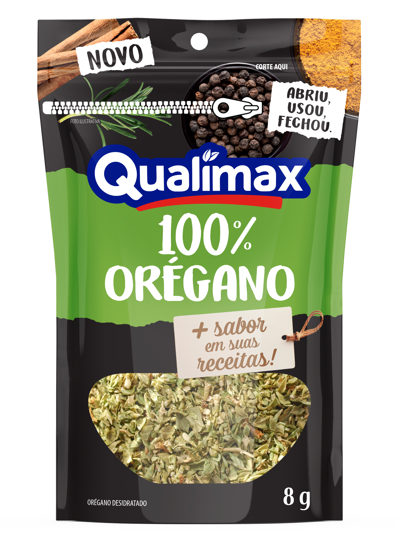 COND OREGANO FLOCOS QUALIMAX 24X8G