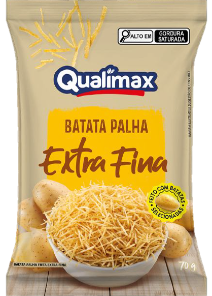 BATATA PALHA EXTRA FINA QUALIMAX 10X70GR