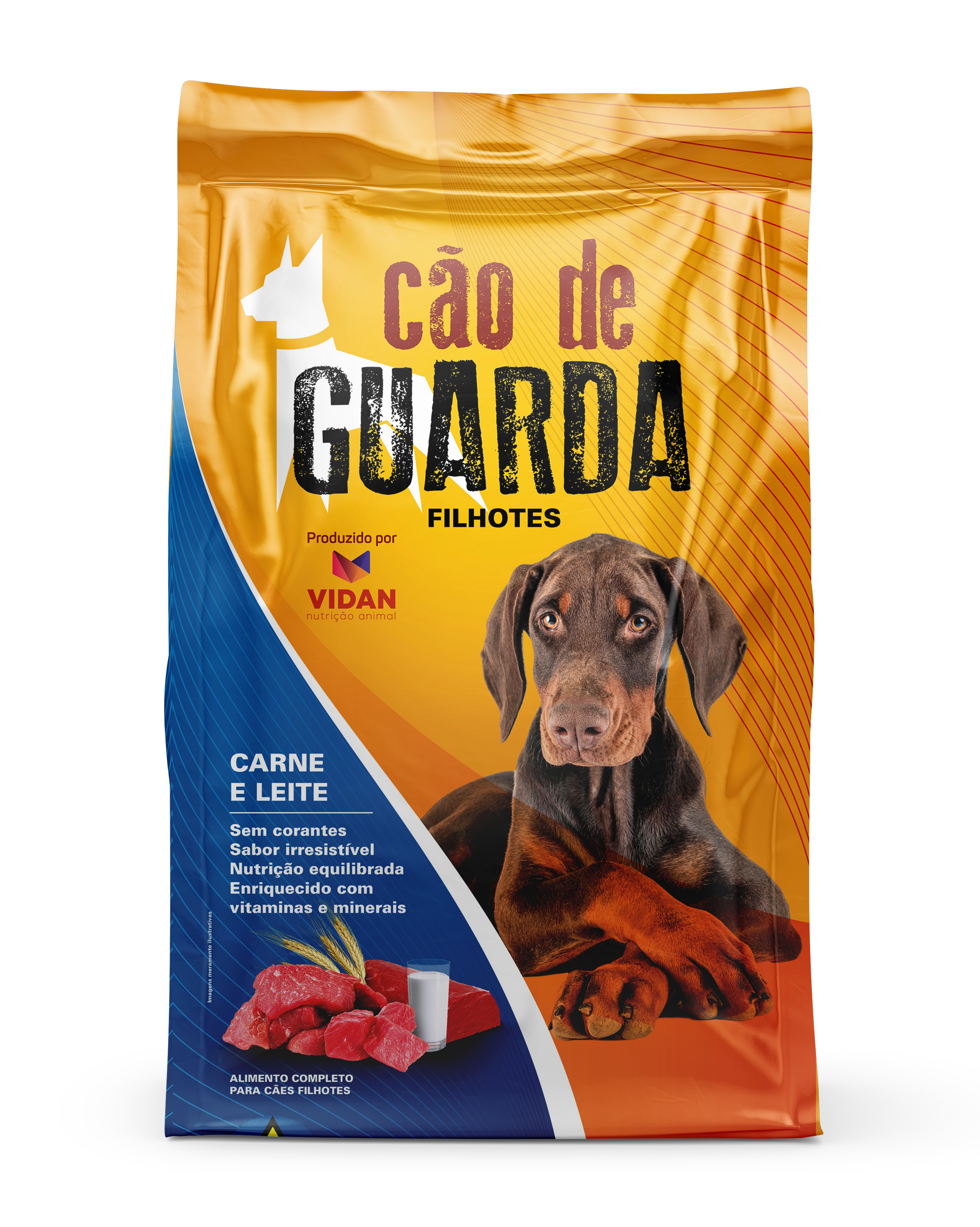R CAO DE GUARDA FILH CARNE LEITE 7KG