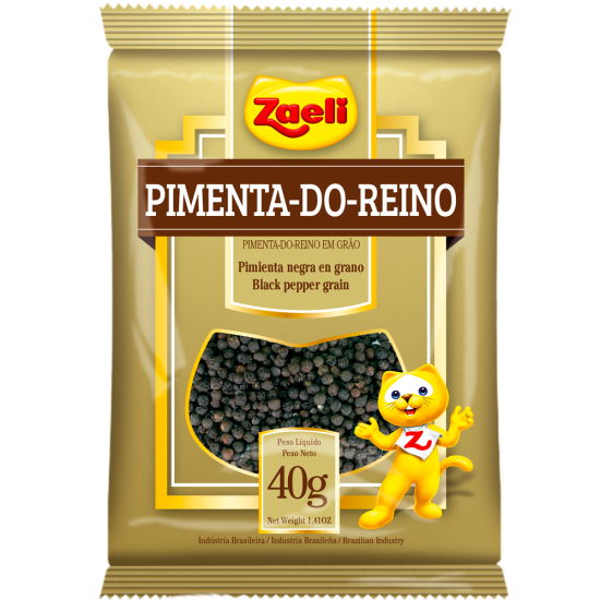 CONDIMENTO PIMENTA DO REINO GRAO ZAELI 20X40GR
