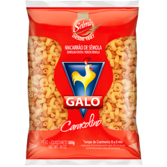 MACARRAO GALO SEMOLA CARACOLINO 20X500GR