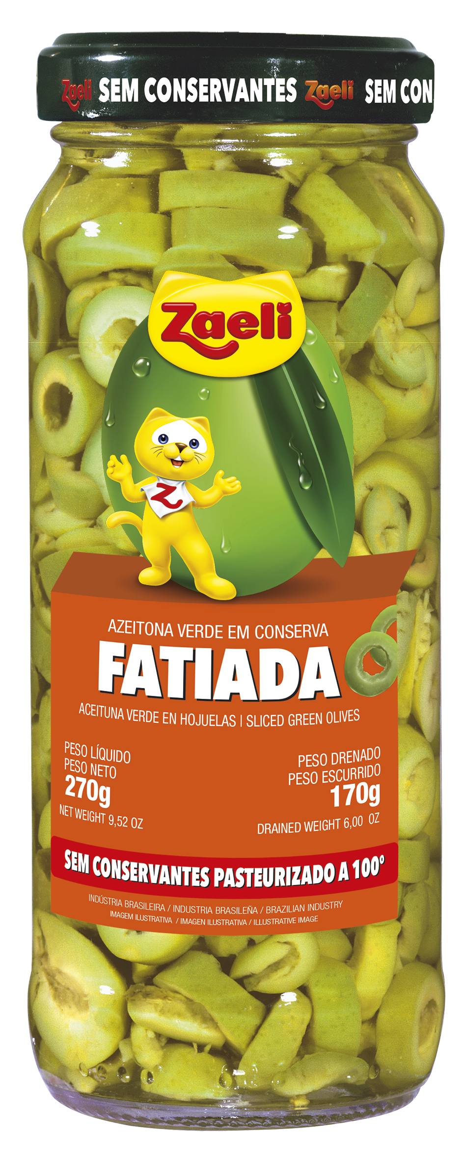 AZEITONA FATIADA ZAELI 12X170GR