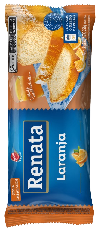 BOLO RENATA TRADICIONAL LARANJA 12X250GR
