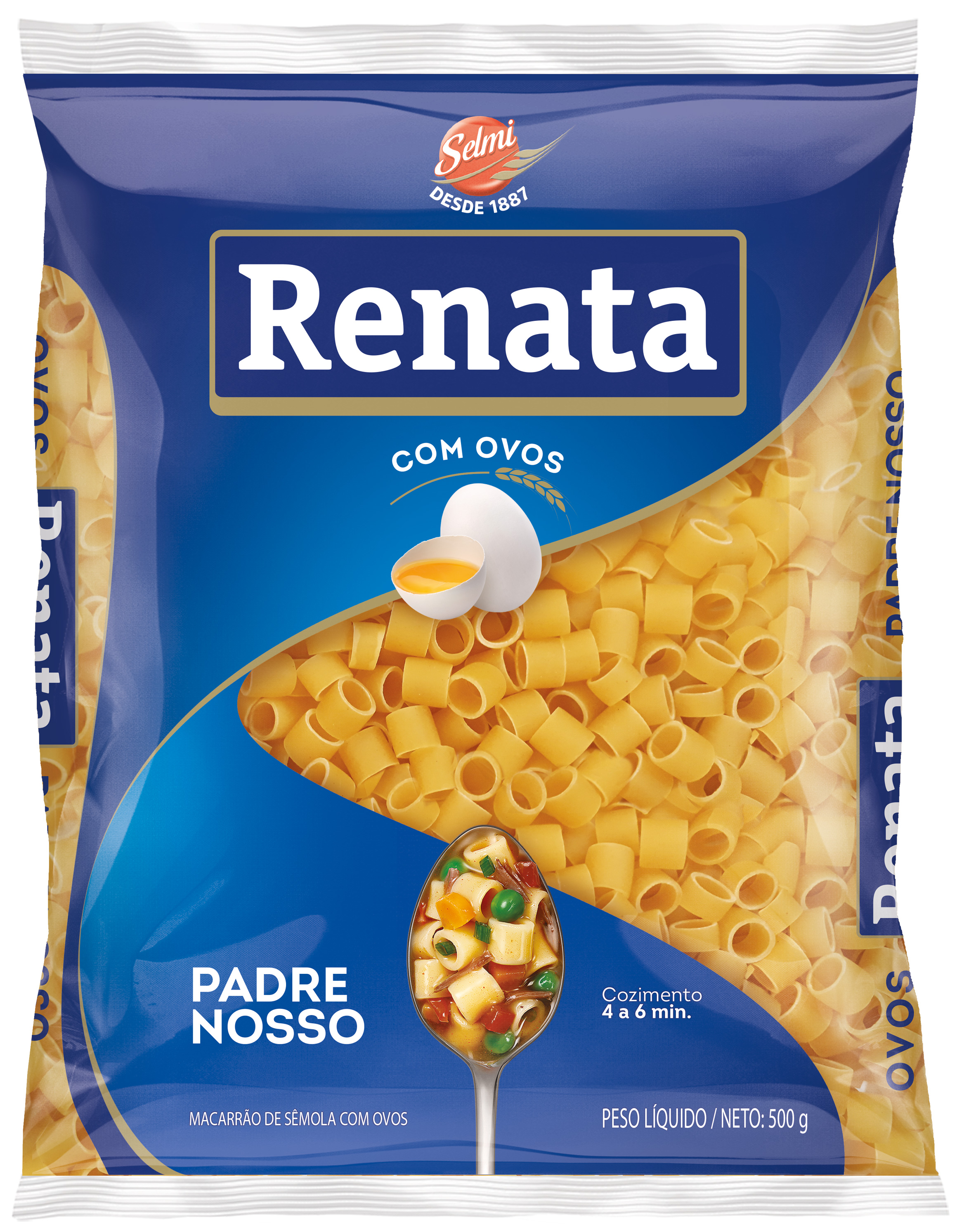 MACARRAO RENATA C/OVOS PADRE NOSSO 20X500GR