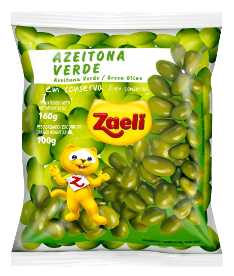AZEITONA SACHET VERDE ZAELI 24X100GR