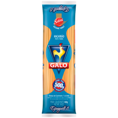 MACARRAO GALO AZUL SEMOLADO ESPAGUETE 8 30X500GR