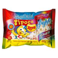 PIPOCA MICROONDAS LIGHT NATURAL ZAELI 12X100GR